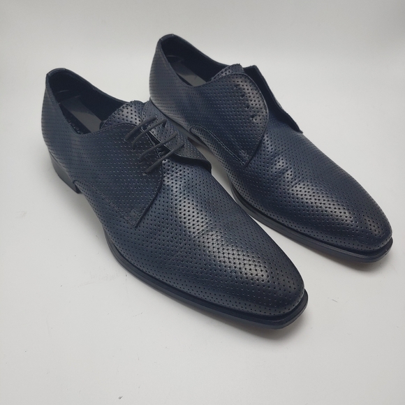 Dino Draghi Italian Leather Oxfords Sz 11 - Picture 1 of 8